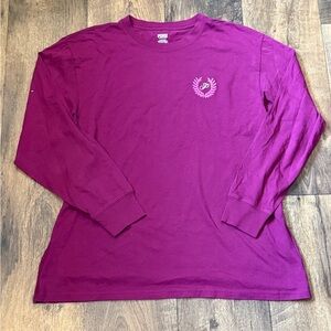 PINK Victoria's Secret Purple Long Sleeve Tee